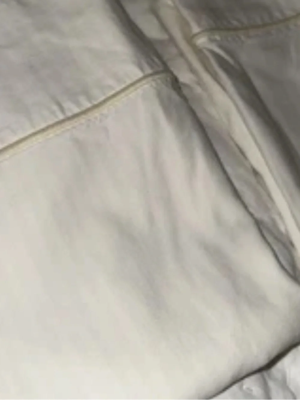 Vtg Fieldcrest Charisma Standard Pillowcases Imperial Stripe Ivory Supima USA